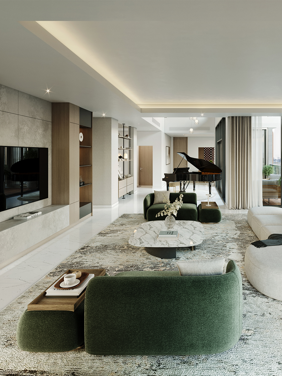 4BR-Penhouse 3C_Living